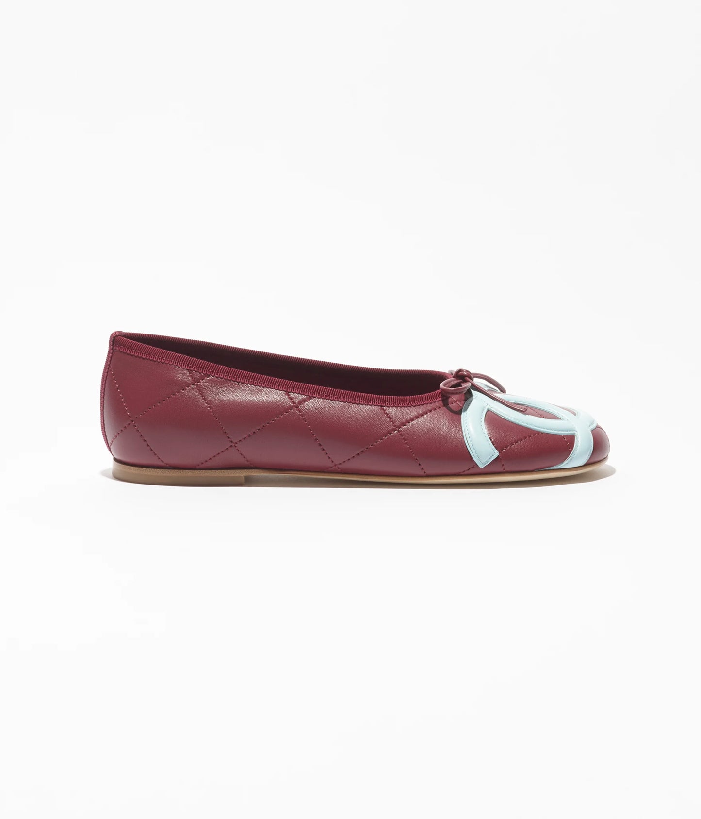 CC Ballerina Flat White-Blue