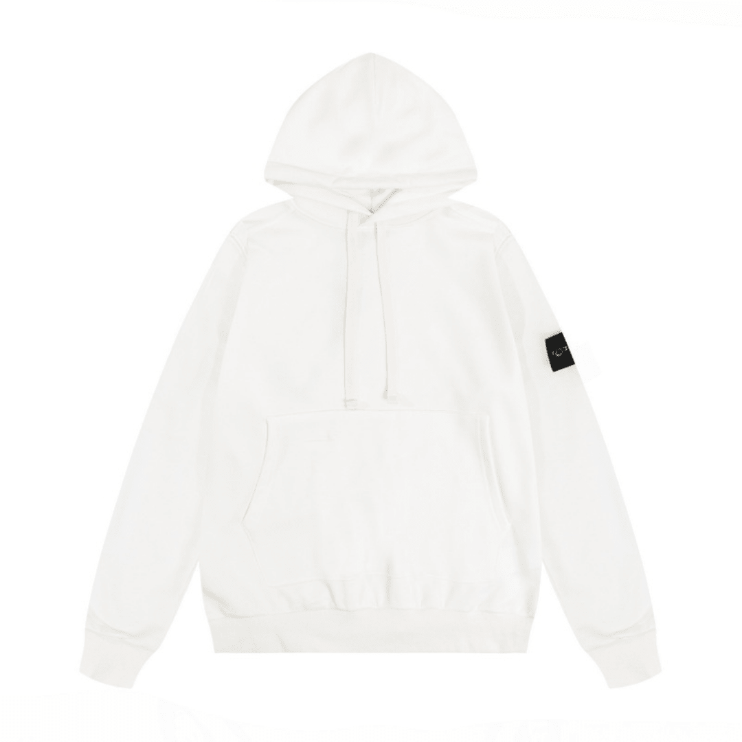 Stone" Hoodie White