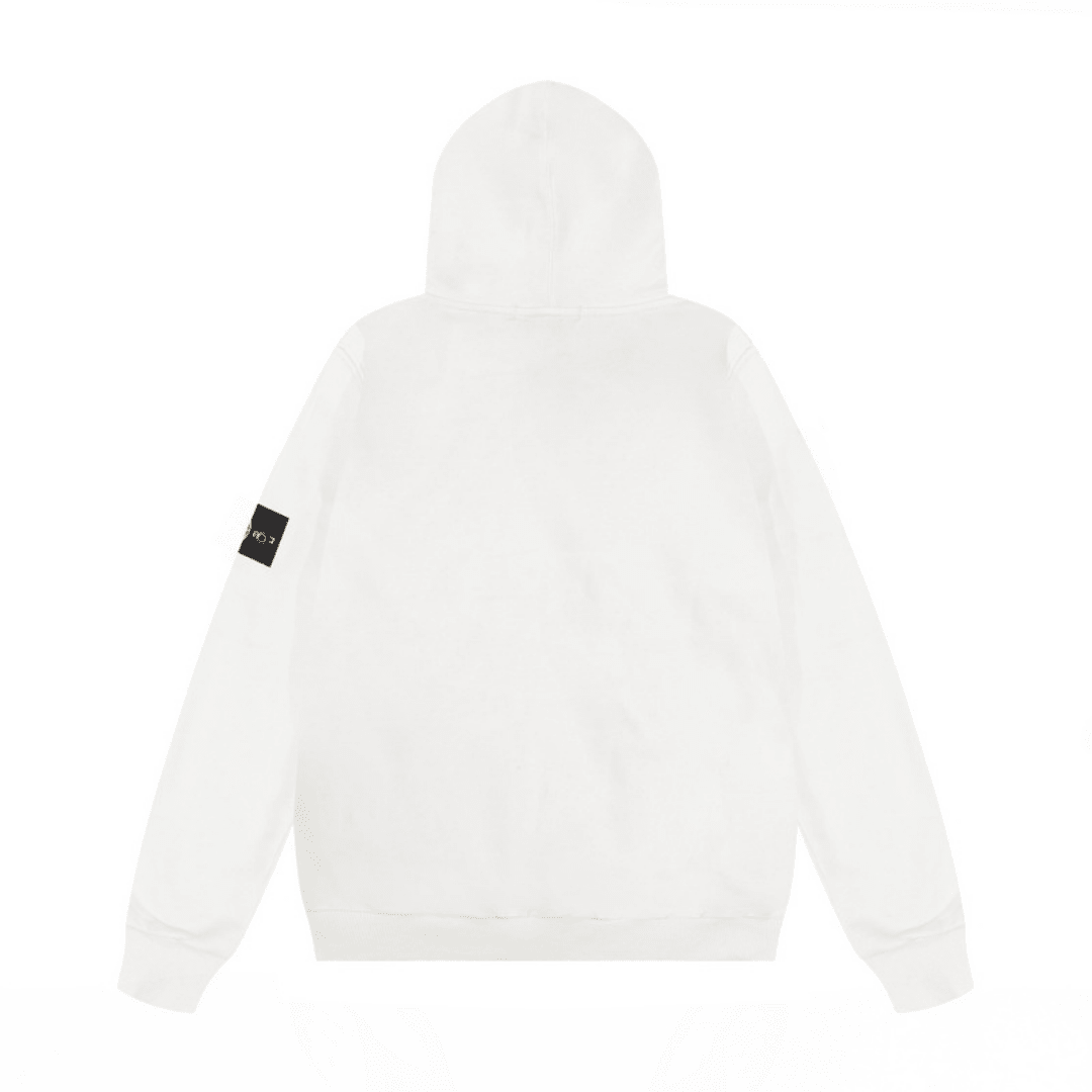 Stone" Hoodie White