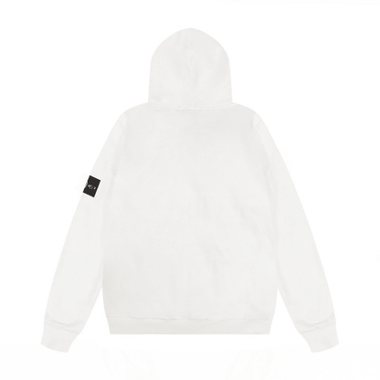 Stone" Hoodie White