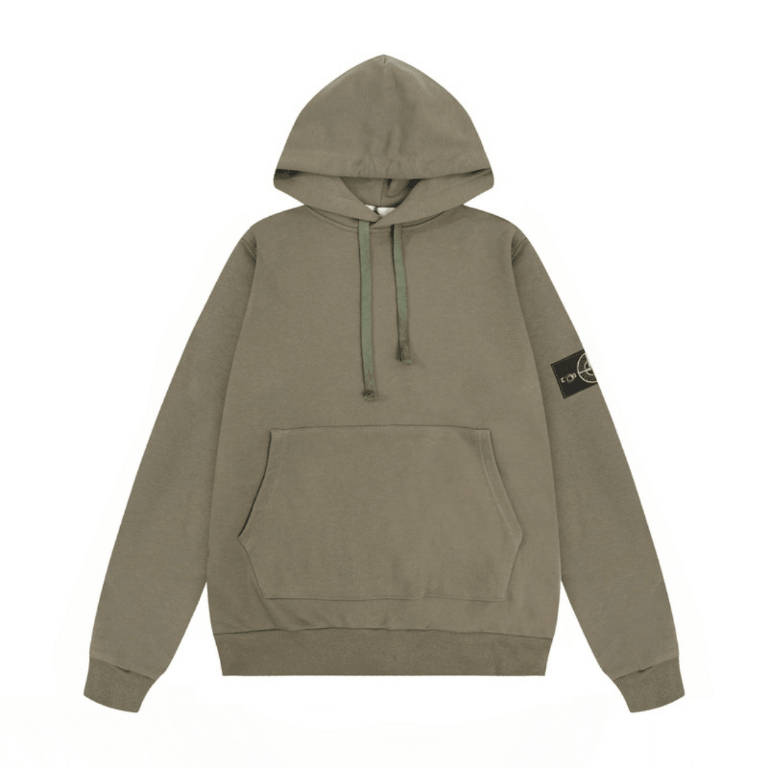 Stone" Hoodie Kaki