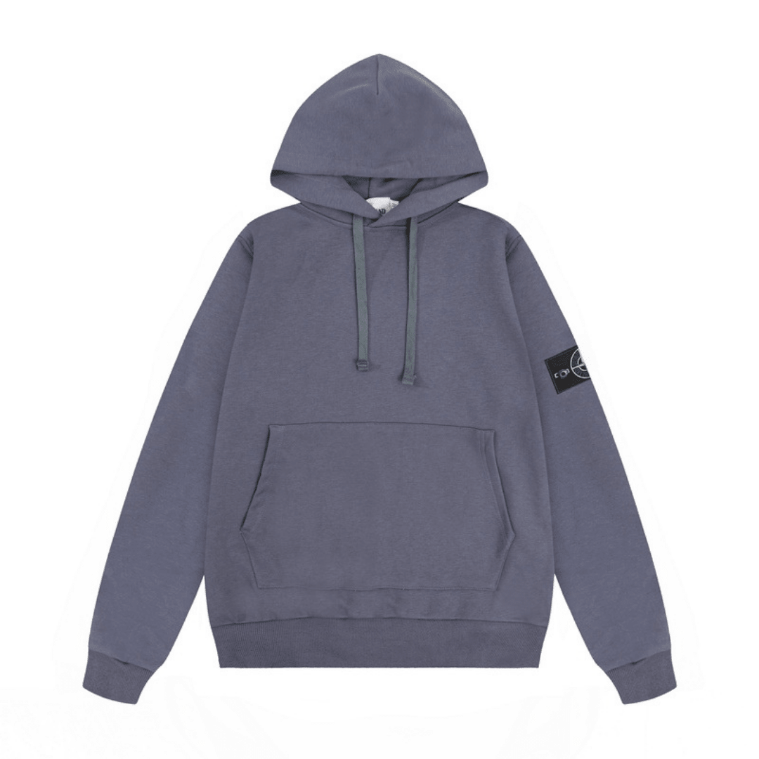 Stone" Hoodie Dark Purple