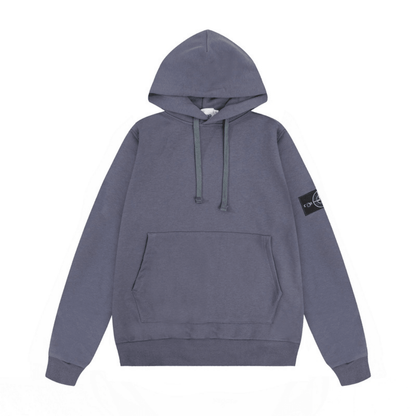 Stone" Hoodie Dark Purple