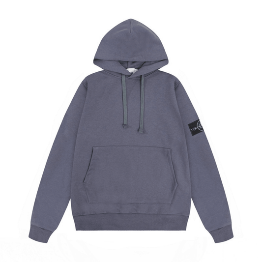 Stone" Hoodie Dark Purple