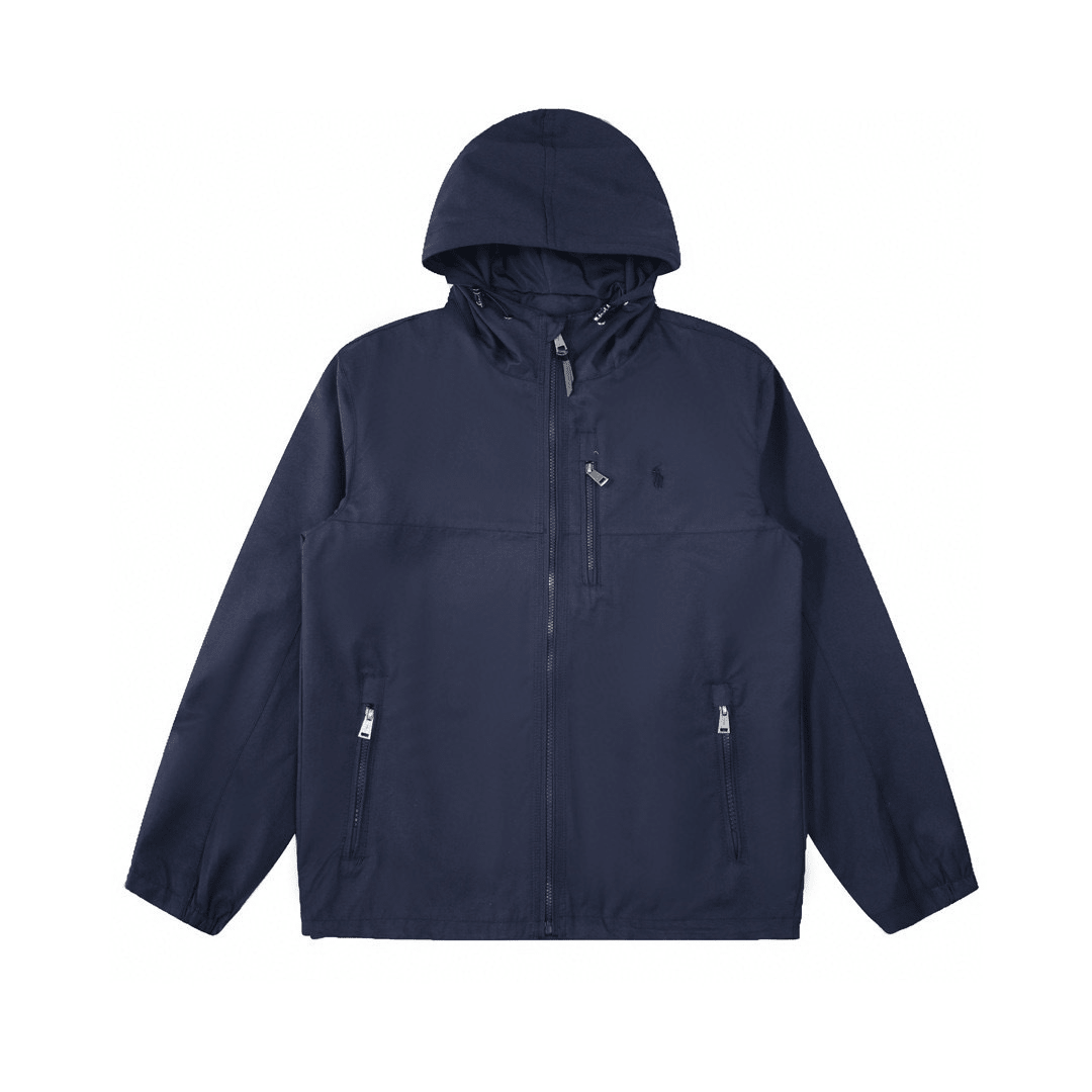 RL" Windbreaker Navy Blue