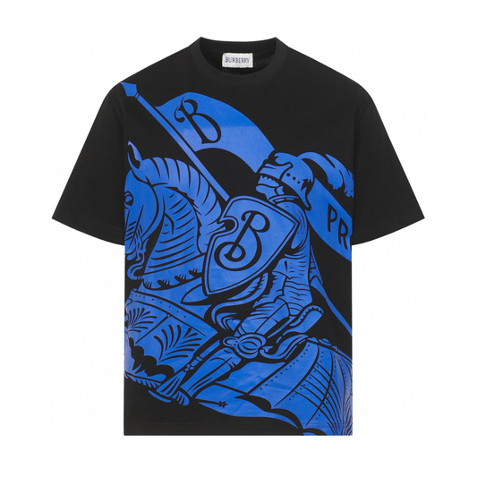 Berry" T-shirt Blue Black