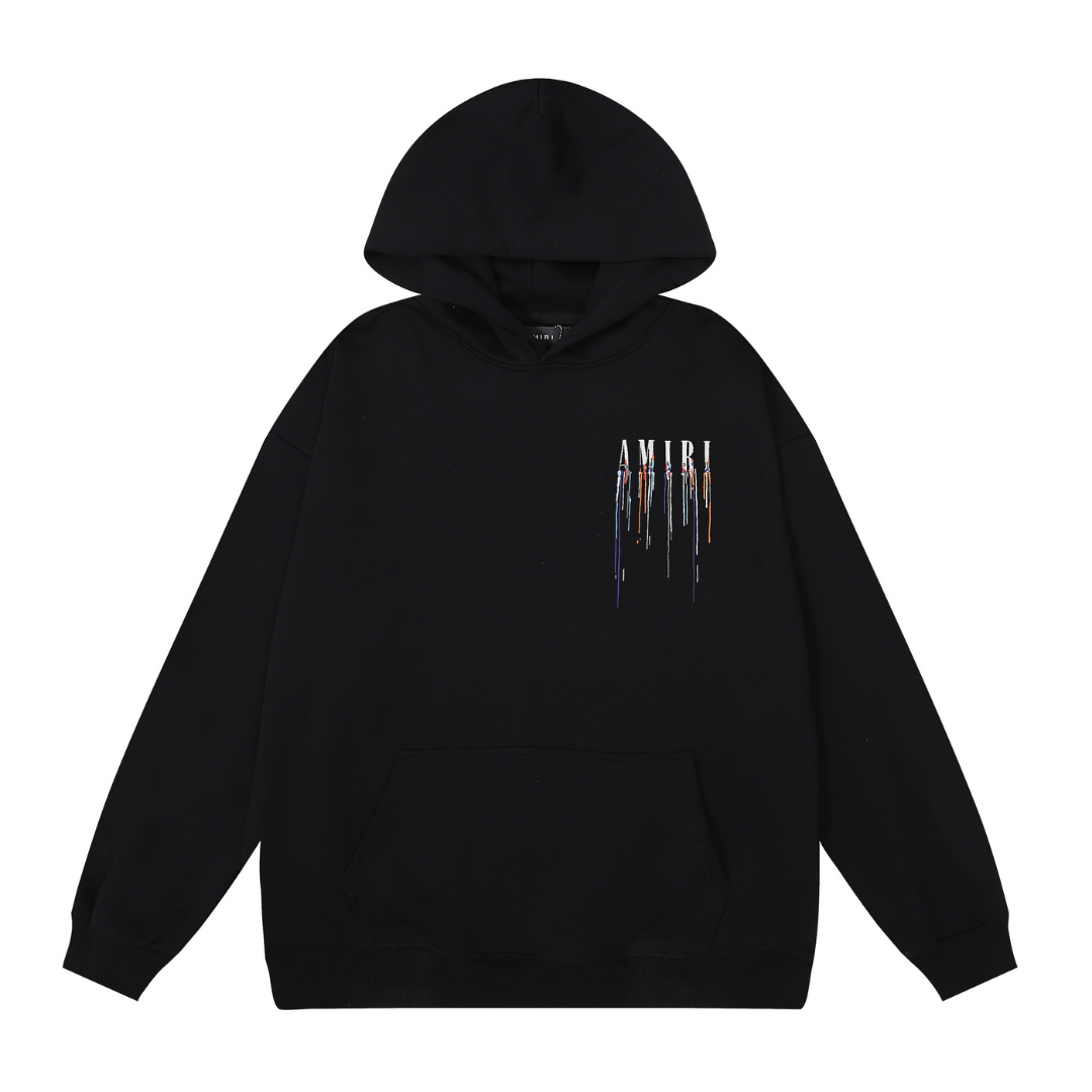 Miri" Paint Drip Hoodie