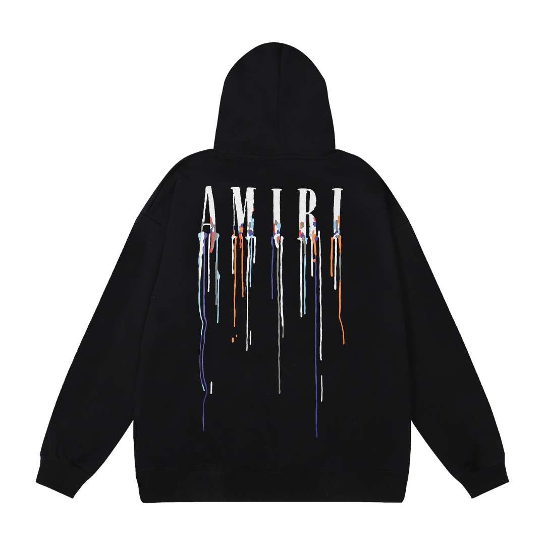 Miri" Paint Drip Hoodie