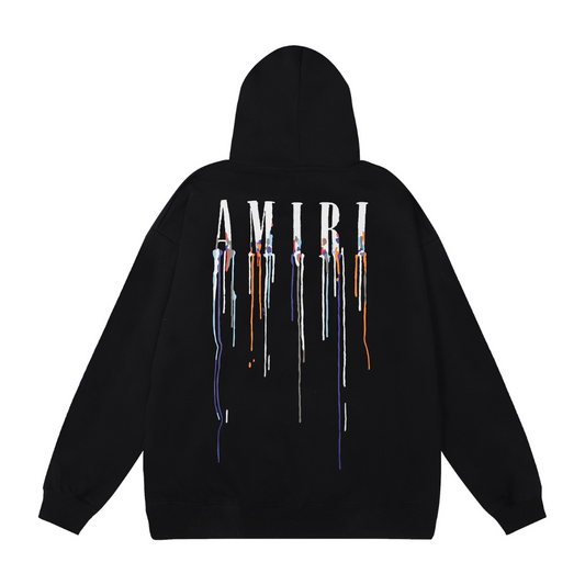 Miri" Paint Drip Hoodie
