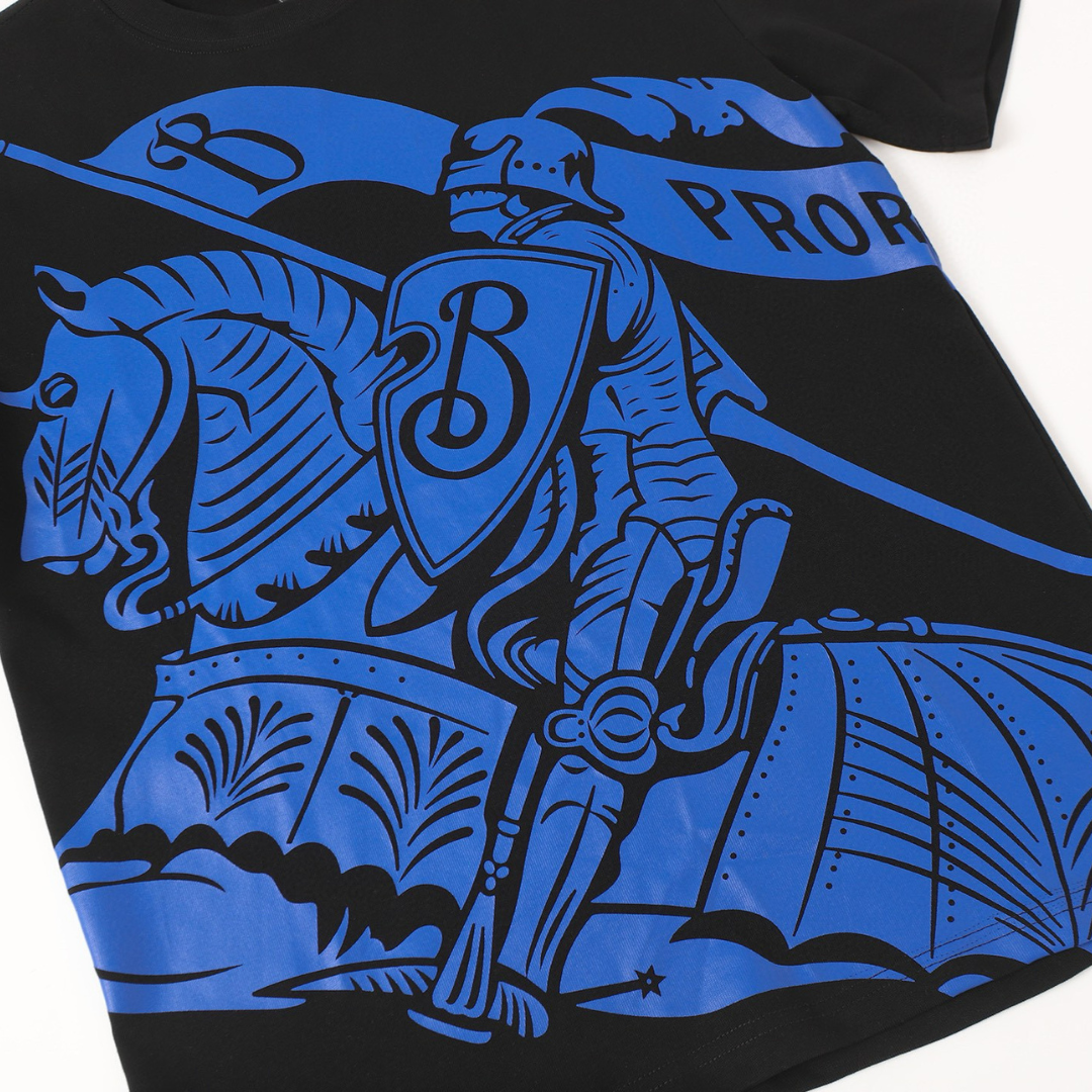 Berry" T-shirt Blue Black