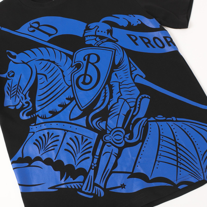 Berry" T-shirt Blue Black