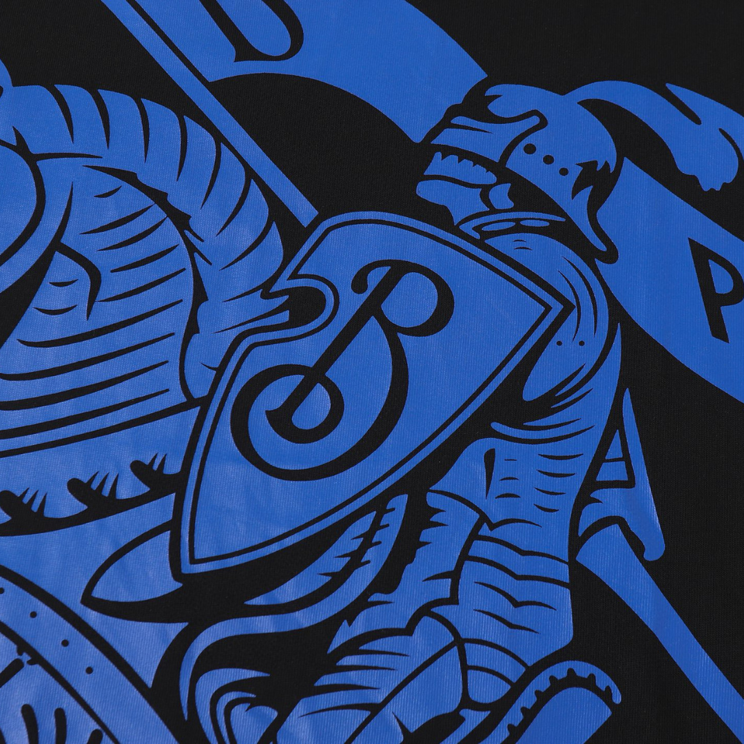 Berry" T-shirt Blue Black
