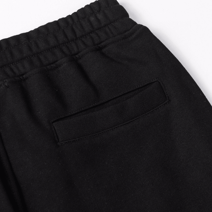 Stone" Monogram Shorts Black