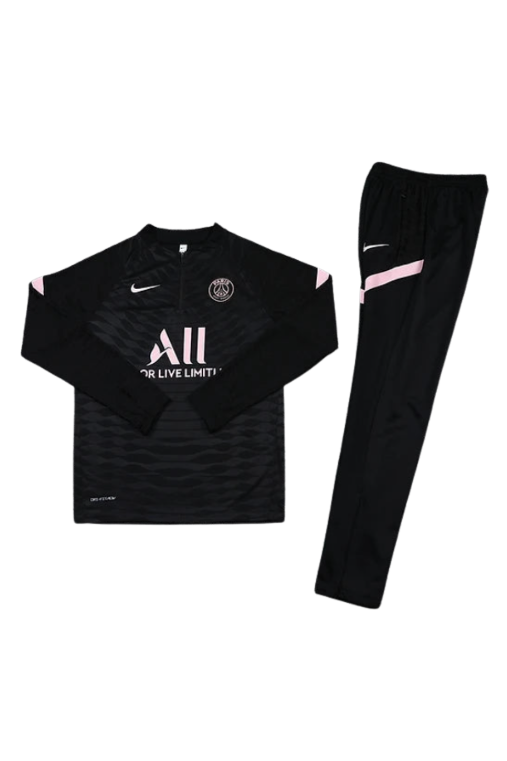 PSG" Black and Pink Tracksuit