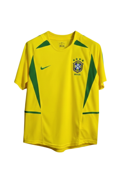 Brazil" 2002 Retro Home Jersey