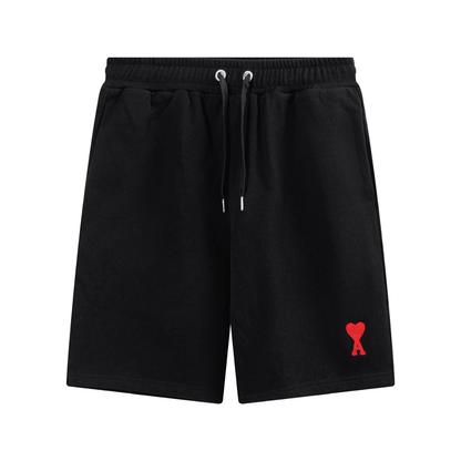 Ami" Shorts Black/Red