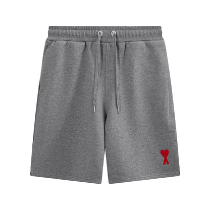 Ami" Shorts Grey/Red