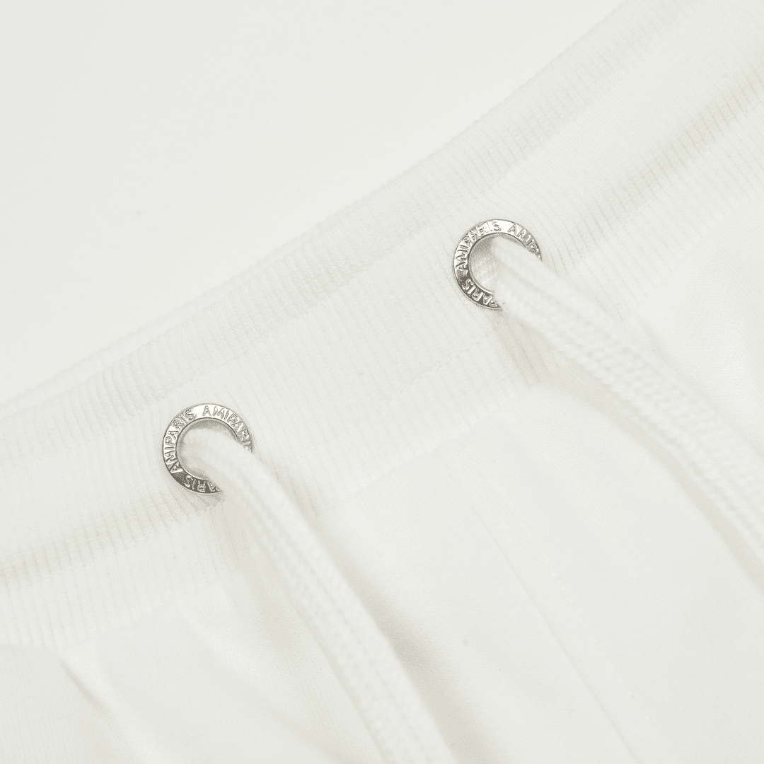 Ami" Shorts White/Red