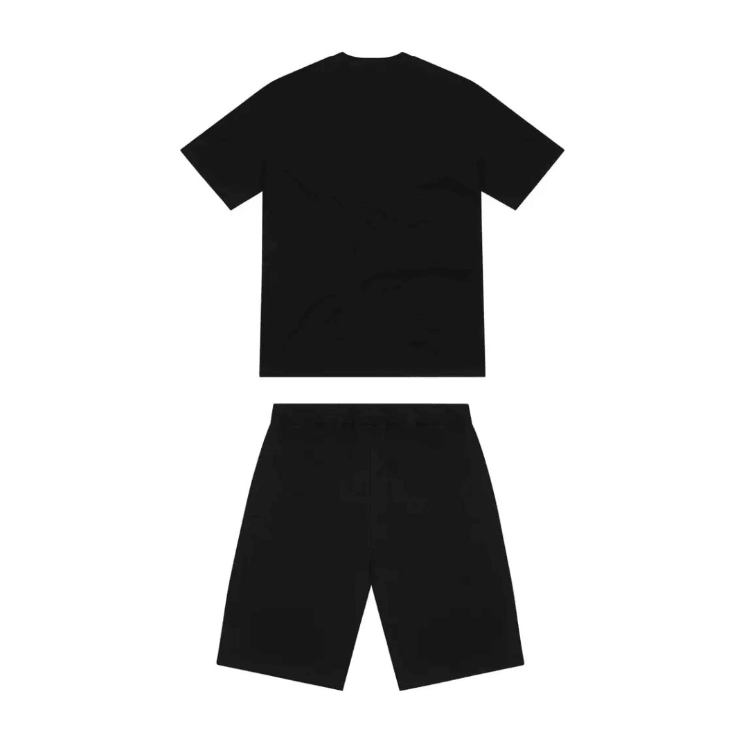TS" Short Set Black Blue