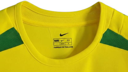 Brazil" 2002 Retro Home Jersey