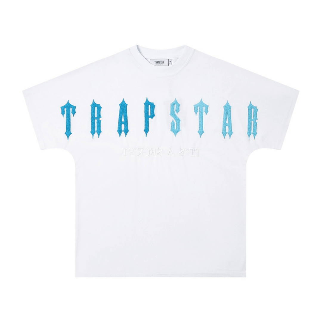 TS" Short Set Grey White