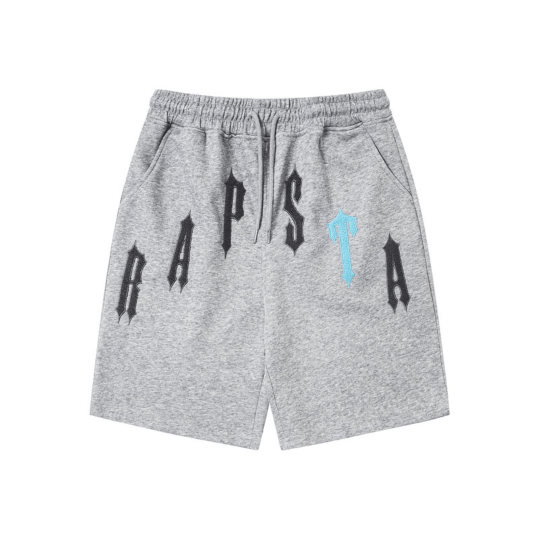 TS" Short Set Grey White