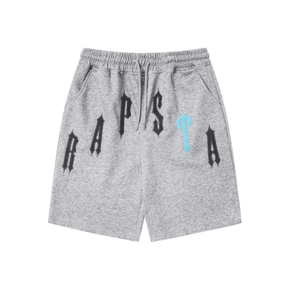 TS" Short Set Grey White