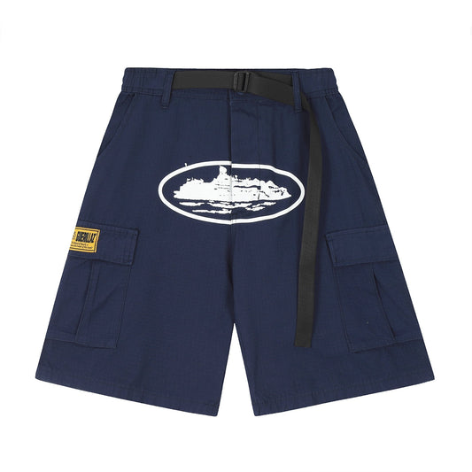 CRTZ" Cargo Shorts Navyblue