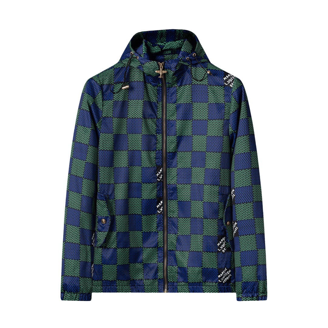 LV" Monogram Green Windbreaker