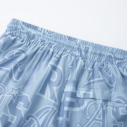 TS" Wildcard Swim Shorts Blue