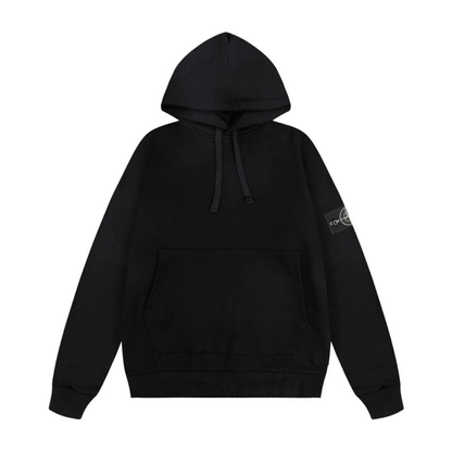 Stone" Hoodie Black