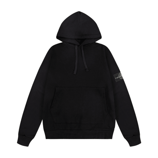 Stone" Hoodie Black