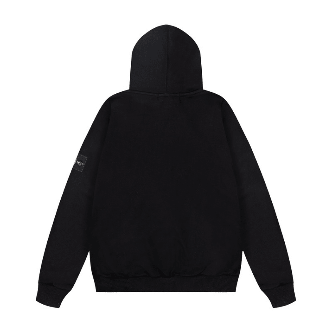 Stone" Hoodie Black