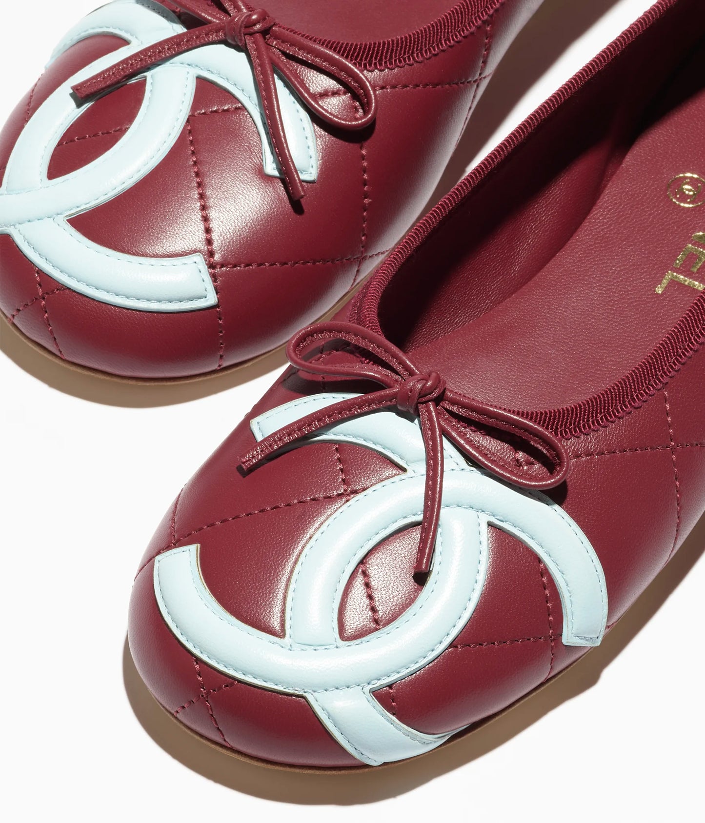 CC Ballerina Flat White-Blue